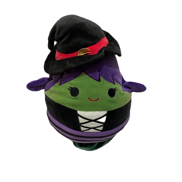 2024 Flip-A-Mallows Squishmallows 8" Roslyn Witch & Cleo Cat Halloween Plush - Picture 1 of 11